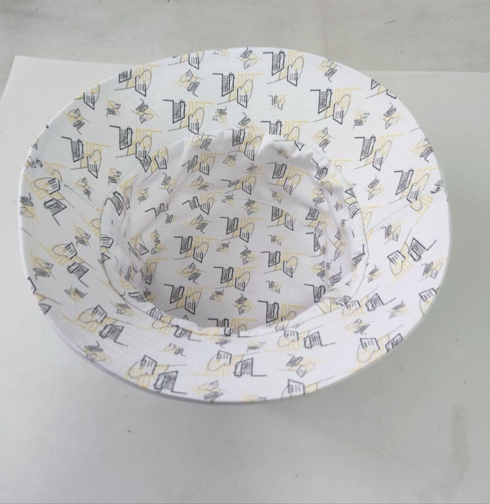White Bucket Hat